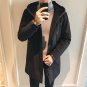 Hot sale 2017 Winter Cotton Padded hooded long Jacket Men,windproof Parka black Clothing Thick Quilt