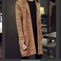 Tide brand Autumn Men Thermal long Sweaters Korean style Thick Knitted Cardigans Fashion Mens Oversi