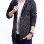 2017 Men Winter XXL Thick Velvet Cotton Hooded Fur Jacket Men Winter Padded Knitted Casual Sweater C