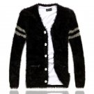 New Winter Fine Fashion Bushiness Warm Casual Men\'s V-neck Cardigan Sweater Male Elastic Comfortabl