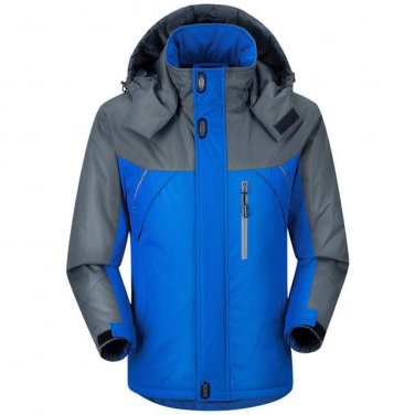 2017 Men\'s Winter Jackets Mens Thicken Patchwork Outwear Coats Male Hooded Parkas Thermal Warm Plus