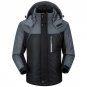 2017 Men\'s Winter Jackets Mens Thicken Patchwork Outwear Coats Male Hooded Parkas Thermal Warm Plus