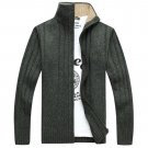 Fashion Men\'s Knitted Sweater Cardigan Casual Slim Fit Knitwear Coat Jacket Top