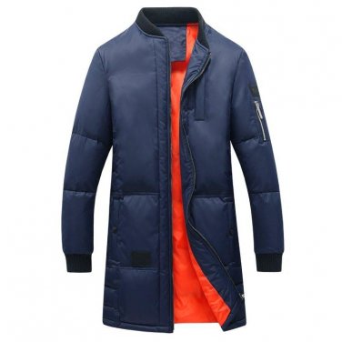 2017 Men Winter Warm Padded Coat Parka Long Jackets 5XL Outerwear Overcoat Long Thicken Puffer Windp