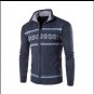 European Style Autumn Winter New Men\'s Casual Cardigan Zipper Sweater Patchwork Personality Fashion