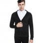 Red Men\'s Sweater 2017 Autumn Long Sleeve Mens Cardigans Coat Slim Fit Knitted Cardignas For Man Ca