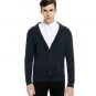 Red Men\'s Sweater 2017 Autumn Long Sleeve Mens Cardigans Coat Slim Fit Knitted Cardignas For Man Ca