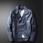 New Autumn leather jackets Men Top quality zipper decoration fashion motorcycle leather jackets coat