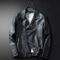 New Autumn leather jackets Men Top quality zipper decoration fashion motorcycle leather jackets coat