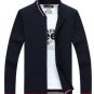 New Men\'s Sweaters Winter Warm Sweater coat Zipper Collar Casual Cardigan Men Solid Color Knitwear