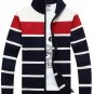 Free shipping Men\'s Striped Sweaters Cardigan Winter Cardigan For Men Sweaters Fashion Cardigan Men
