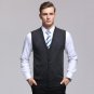 High quality new arrivals 2017 autumn male cashmere cardigan vest men fashion plaid v-neck sleeveles