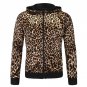 Mens Casual Leopard Hooded Jacket 2016 New Arrivals Fashion Zipper Overcoat Homens Hooded Clothing F