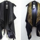 Personalized 2014 cape leopard print sleeveless small vest Stage costume men skeleton costumes perfo