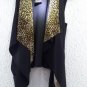 Personalized 2014 cape leopard print sleeveless small vest Stage costume men skeleton costumes perfo