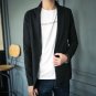2017 Korean Designs Men\'s Sweaters Coat Autumn Knitted Mens Windbreakers No Button Cardigan Coats S