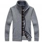 Winter Men\'s Turtleneck Sweatercoat Knitted zipper Sweaters Casual wool liner Cardigan Coat outerwe