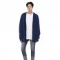 Men Sweater Cardigan Coat Male Fashion Casual Pink Black Blue Brown Loose Long Sleeve Knitted Sweate