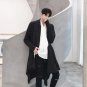 Cardigan Coat Men Long Knitted Sweater Jacket Male Fashion Casual Punk Loose Knitwear Overcoat