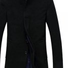 Men Woolen Jacket Mens Middle long wool parka jacket and Coat outerwear autumn Winter warm Overcoat