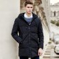 New arrival long winter duck down jacket men top quality brand men thick warm down coat fashion male