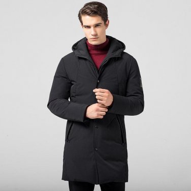 New Fashion Men Down Jacket Men Winter Keep Warm Hooded Men Jacket Winter Parka Thick Long Mens Jack