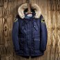 Envmenst 2017 Winter Brand Clothing Men\'s Thick Fur Hooded Parka Long Stylish Warm Windproof Man Ja
