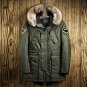 Envmenst 2017 Winter Brand Clothing Men\'s Thick Fur Hooded Parka Long Stylish Warm Windproof Man Ja
