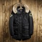 Envmenst 2017 Winter Brand Clothing Men\'s Thick Fur Hooded Parka Long Stylish Warm Windproof Man Ja