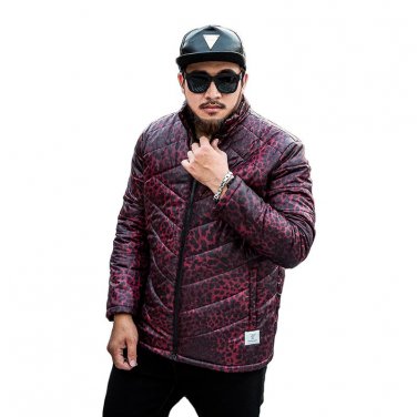 2017 Men Winter Purple short Jacket Big size 5XL 6XL 7XL warm Parkas Male Outwear Windbreaker Male s