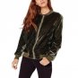 Brand 2017 Autumn Winter Women Blusas Velvet Coats Jacket Long Sleeve Zipper Baseball Jacket Outerwe
