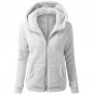 5XL Women Autumn Spring Winter Fleece Hooded Hoodie Warm Velvet Sweatshirt Hoody Solid Zipper Flanne