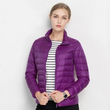 Solid Color Zipper Women Jacket 2017 New Fashion Autumn Winter Slim Warm Ladies Coats Plus Size Oute
