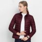Solid Color Zipper Women Jacket 2017 New Fashion Autumn Winter Slim Warm Ladies Coats Plus Size Oute