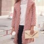 AOWOFS Teddy Bear Coat Parka Long Luxury Cotton Coats Velvet Long Women Winter Pink Fur Black Jacket