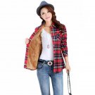 Hot Fashion 2016 Warm Velvet Winter New Multicolor Women Tops Shirts jacket coat lager size Wild Lei