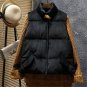 Gold Velvet Cotton Jacket Women Fashion Winter Jacket Women Veste Femme Waistcoat Stand Collar Vest