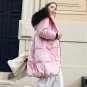 SuperAen New Korean Style Warm Parkas Coat Women Hooded Velvet Cotton Loose Warm Parkas Coat Winter 