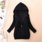 Hooded Abrigos Mujer Winter Coat Cashmere Cardigans Loose Sweater Cardigan Plus Thick Velvet Overcoa