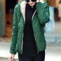 Casual Women Candy Solid Velvet Thicken Hooded Parkas Outerwear Ladies Winter Clothing Long Sleeve Z
