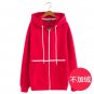 Plus Velvet Sweatshirt Autumn Winter Hoodies Women Hoodie Jacket Zipper Oversized Coat Sweatshirt Wo