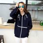 Plus Velvet Sweatshirt Autumn Winter Hoodies Women Hoodie Jacket Zipper Oversized Coat Sweatshirt Wo