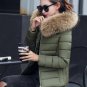 Women\'s Winter Jackets and Coats 2017 Women Parks Thick Warm Faux Fur Collar Hood Anorak ladies Jac