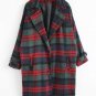 2017 Women\'S Harajuku Spot Plaid Jacket Winter Slim Korean Woolen Retro Coat Female Korean Kawaii