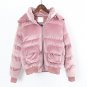 Female Student Jacket Winter Clothes New Women Thick Warm Velvet Removable Hooded Bread Coats Coat L
