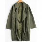 Winter Autumn Women\'s Windbreaker Coats Warm Long Sleeve Lapel Neck Coats Trench Velvet Female Soli