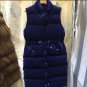Ladies Velvet Coat Cotton-Padded jacket 2017 Winter Long Vests of Women Sleeveless Waistcoat Thick W