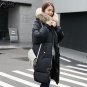 Parkas women winter 2017 Jacket Women\'s Parkas Army Green White Black Plus Size Fur Collar Winter C