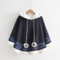 Japanese Sen Female New Arrival Autumn Winter Clothes Cartoon Fish Printing Plus Velvet Thickening C