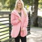 HAOYUAN Women Coat 2017 Autumn Winter Velvet Casual Warm Long Sleeve Cardigan Streetwear Casaco Zipp